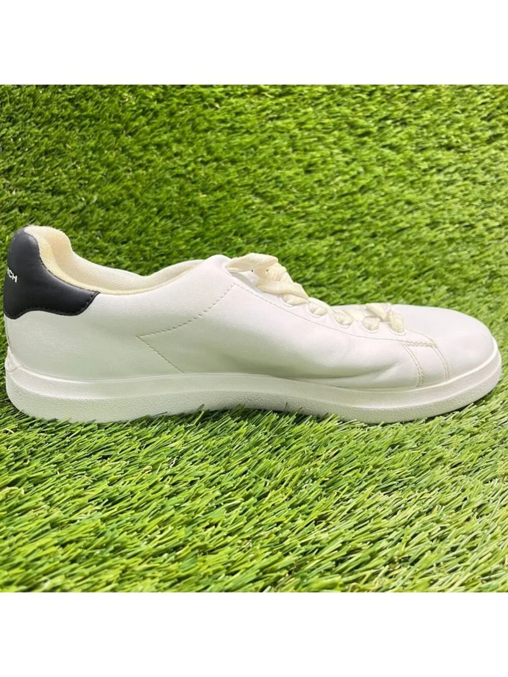 Tory Burch Double T Howell Court Womens Size 8.5 White Athletic Shoes Sneakers